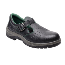 Sandalia casual estilo Split en relieve de cuero zapatos de seguridad (HQ01050)